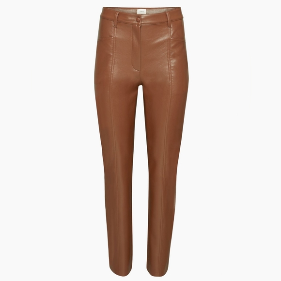 Wilfred Aritzia Rebel pants in mocha sorbet - Picture 9 of 11